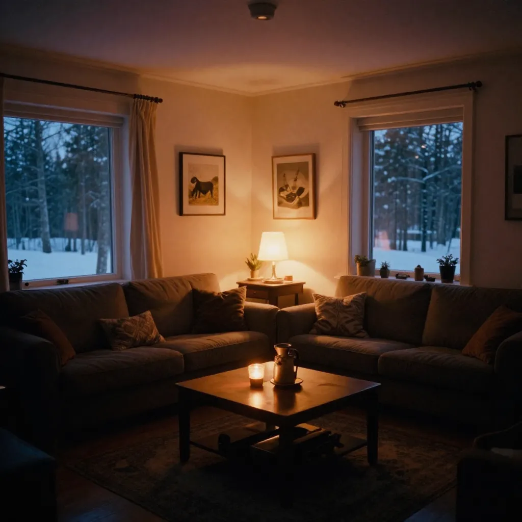 Circadian-aligned indoor lighting setup